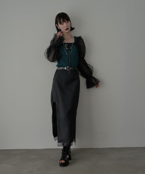 HARE ロングスカート HARE パンツ ロングスカートレイヤードパンツ(HARE) メンズ
