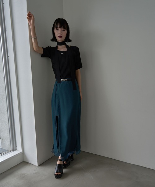 HARE スカート 「NARROW STYLE/WEB・一部店舗限定」シアー