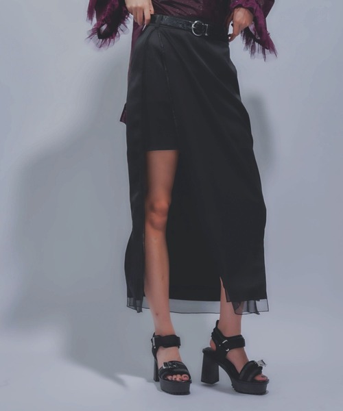 HARE スカート 「NARROW STYLE/WEB・一部店舗限定」シアー