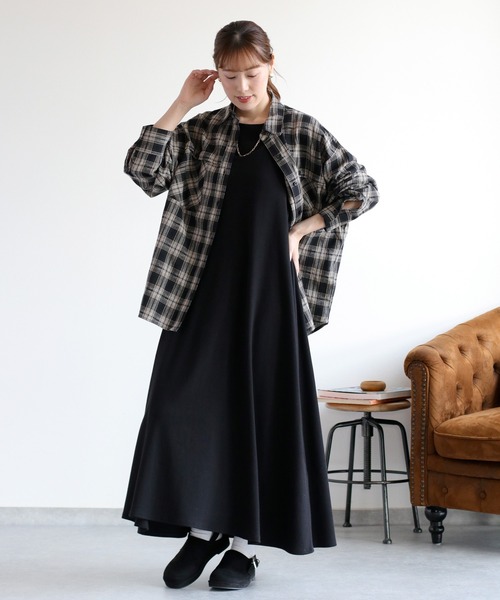 cepo(セポ) ワンピース 「前後2way」重ねレイヤーノースリーブ cepo(セポ) ワンピース 「前後2way」重ねレイヤーノースリーブ