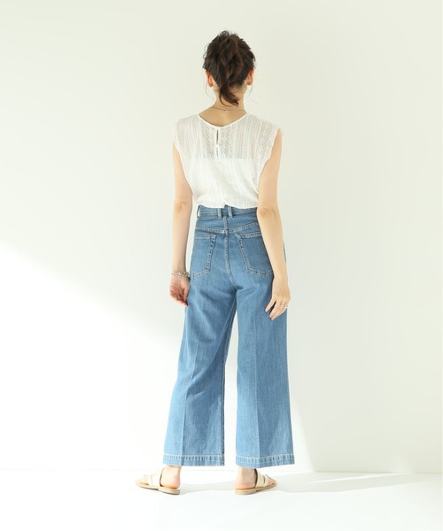 [JOURNAL STANDARD relume] обработка Denim брюки 36 голубой женский 