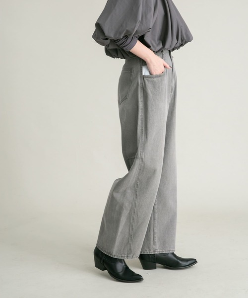 KBF 「KBF」 デニムパンツ 38 グレー レディース : ZOZOTOWN Yahoo!店