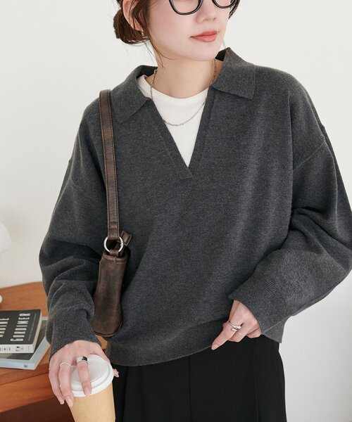 discoat ニット Discoat（ディスコート） ニット セーター モチモチスキッパープル