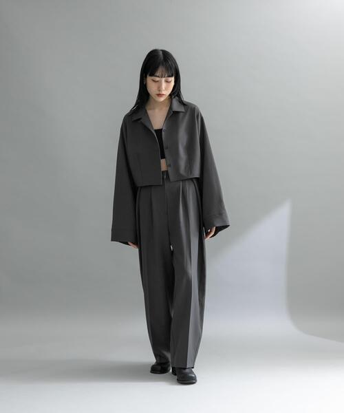 KBF トップス&amp;パンツ KBF（ケービーエフ） パンツ レースヘムクロップドパンツ レディース