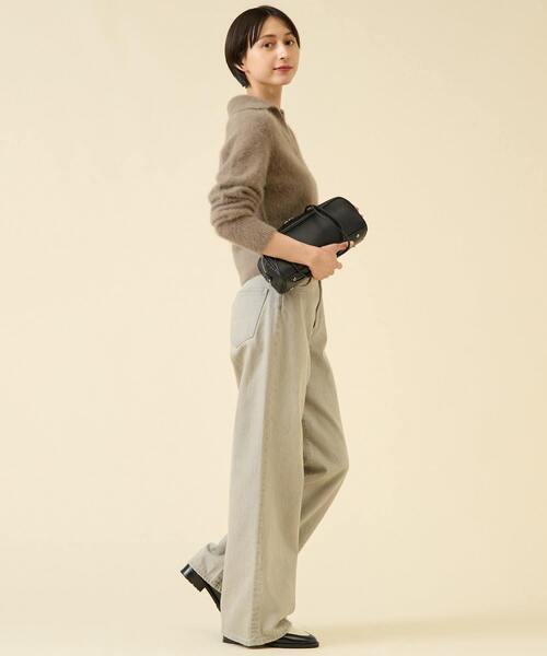 ❄さっちん様❄martinique❄フェレット100%ふわふわニットダークグレー ❄さっちん様❄martinique❄フェレット100%ふわふわニットダークグレー