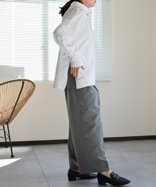 「sakishimatokyo」 プルオーバーパーカー FREE チャコール レディース_画像8