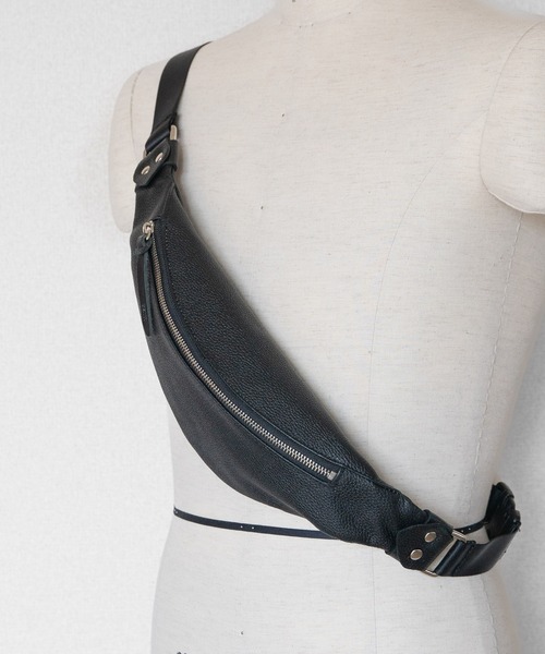 SENTI（センティ） ウエストポーチ SENTI SHRINK LEATHER FLAT BODY