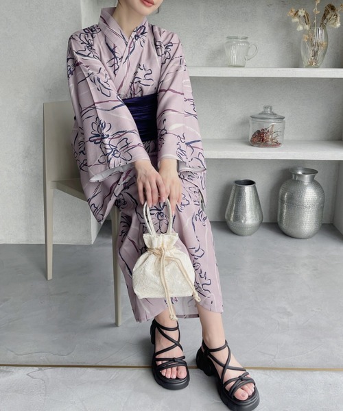 「Miniministore」 フラットサンダル 23.5cm アイボリー レディース_画像3