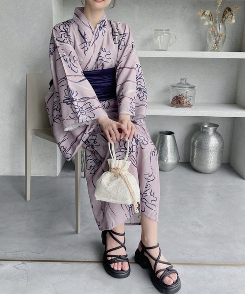 「Miniministore」 フラットサンダル 23.5cm アイボリー レディース_画像4