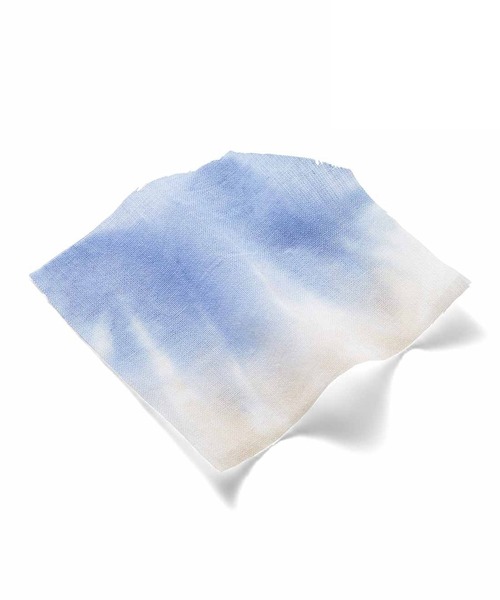 「Live in comfort」 半袖ブラウス LARGE ブルー レディース_画像6