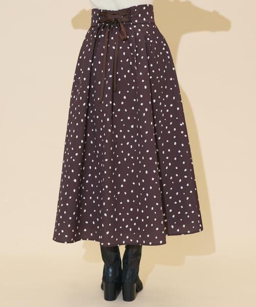 WILLSELECTION（ウィルセレクション） ロング スカート ダルメシアン