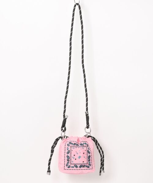 Port（ポート） ショルダーバッグ 巾着タイプ ペイズリー 刺繍