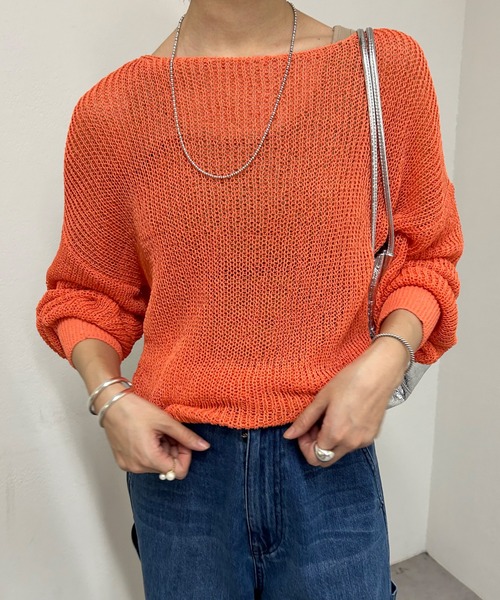 「SHENERY」 長袖ニット FREE ブラック レディース_画像9