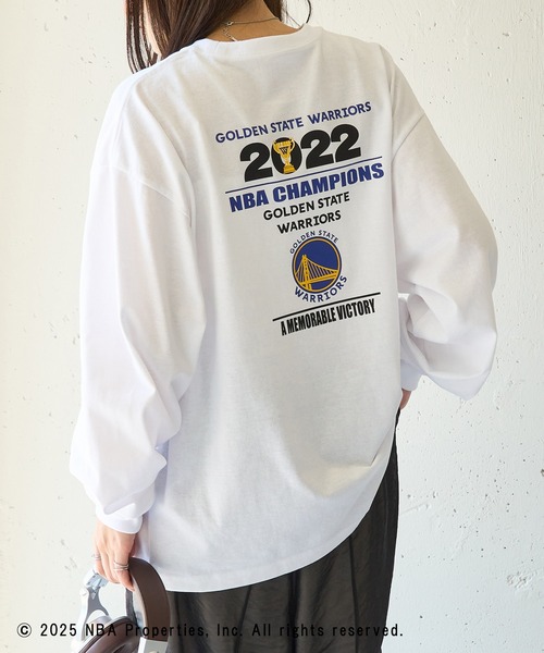 NBA tシャツ 「NBA」NBA CHAMPIONS TEAM PRINT Long Sleeve Tee