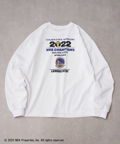 NBA公式 レイカーズ 2000 ワールドチャンピオン ロングTシャツ XXL NBA tシャツ 「NBA」NBA CHAMPIONS TEAM PRINT Long Sleeve Tee