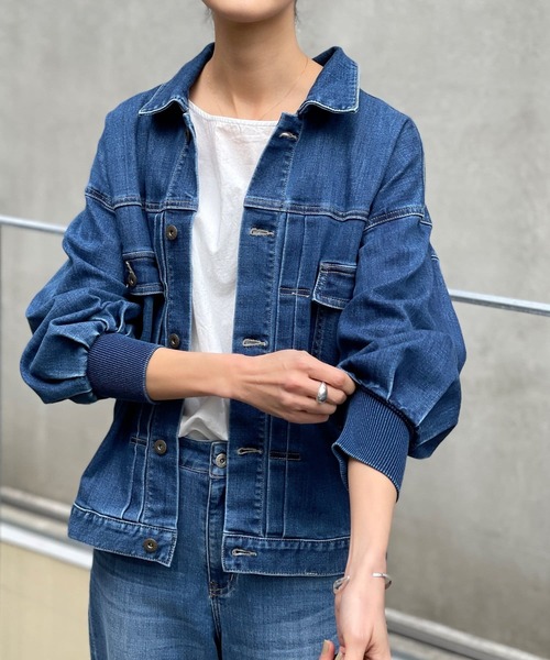 BEARDSLEY（ビアズリー） デニムジャケット - ブルー レディース