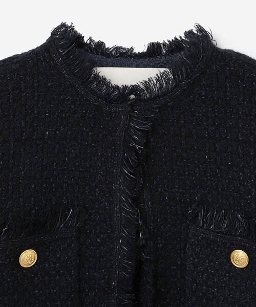 ADAWAS（アダワズ） カーディガン | 「別注」ツイードニット