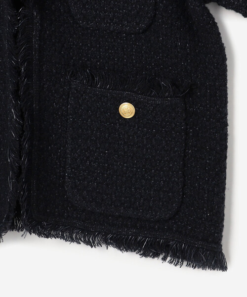 ADAWAS（アダワズ） カーディガン | 「別注」ツイードニット