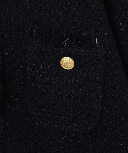 ADAWAS（アダワズ） カーディガン | 「別注」ツイードニット