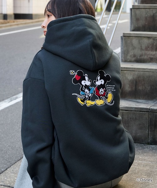 Disney（ディズニー） パーカー 「Disney」別注 ミッキーマウス