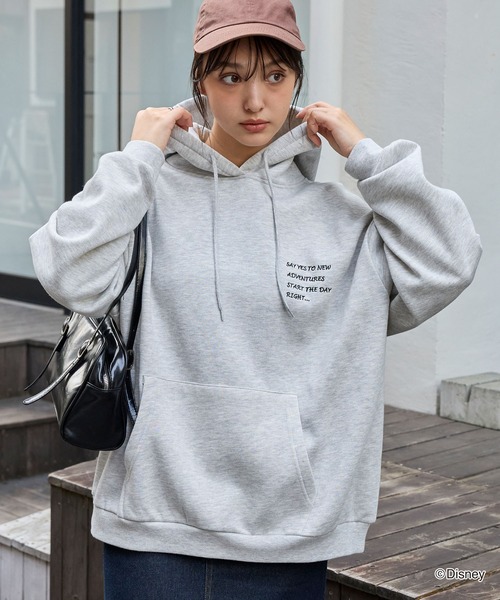 chiiiibag ミッキーマウス パーカー グレー 東京ディズニーリゾート ミッキーマウス パーカー Lサイズ グレー