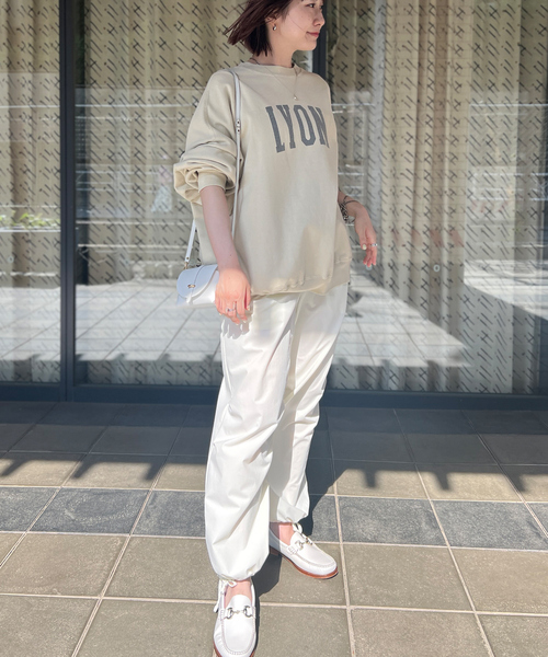 「REMI RELIEF」 スウェットカットソー フリー ベージュ レディース_画像7