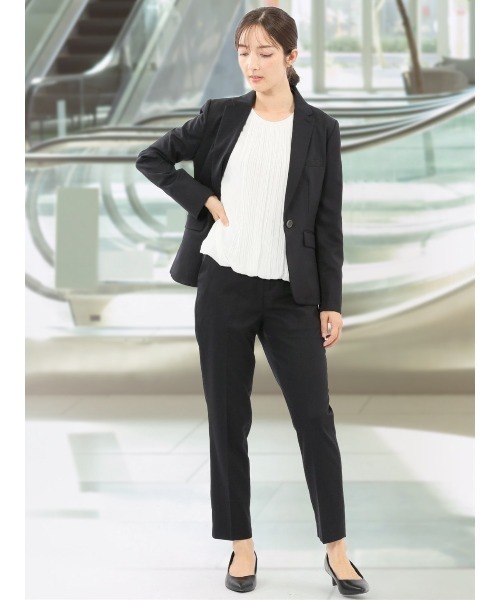 美品⭐️ファクトリエ　セットアップ　スーツ　シングル　御幸毛織　モヘヤ混　48 即納在庫有り 美品⭐️ファクトリエ セットアップ スーツ シングル