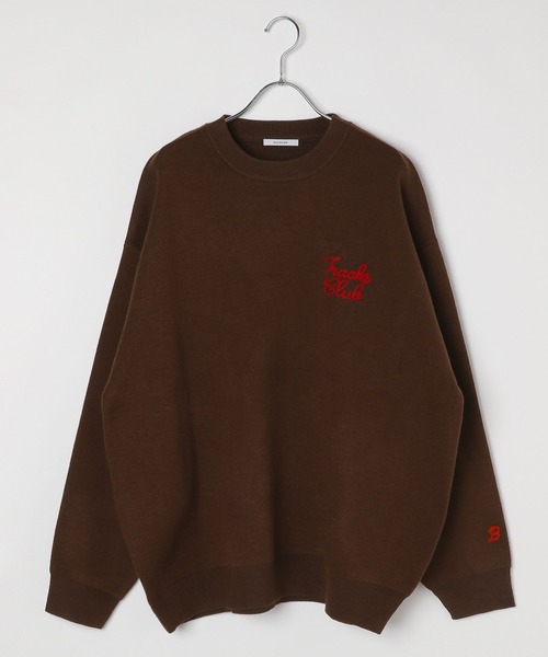 BAYFLOW（ベイフロー） セーター ニット 刺繍ロゴニットプルオーバー