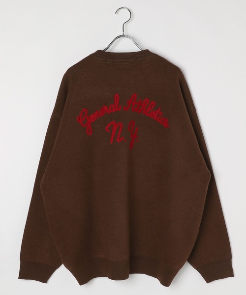 BAYFLOW（ベイフロー） セーター ニット 刺繍ロゴニットプルオーバー