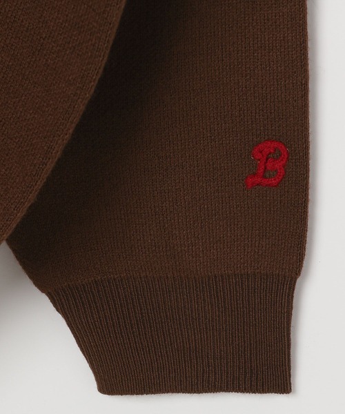 BAYFLOW（ベイフロー） セーター ニット 刺繍ロゴニットプルオーバー