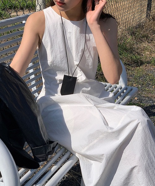 「MAISON DE THERESE」 「JLP」ノースリーブワンピース FREE ブラック レディース_画像6
