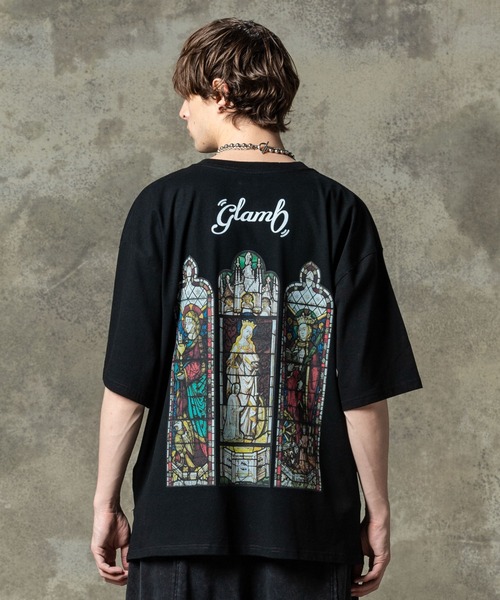 「glamb」 半袖Tシャツ L ブラック メンズ_画像3