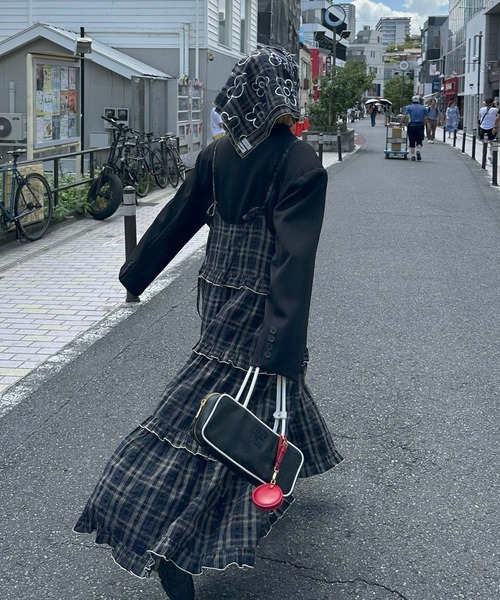 Alley Tokyo スカーフ バンダナ × Casselini」箔プリントスカーフ