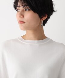 「OPAQUE.CLIP」 半袖ニット 38 ライトブルー レディースの画像5