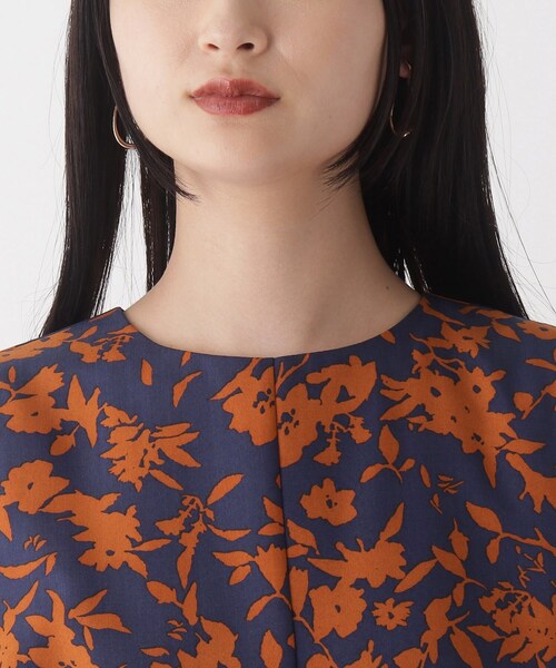 「OPAQUE.CLIP」 ノースリーブワンピース 38 オレンジ レディース_画像5