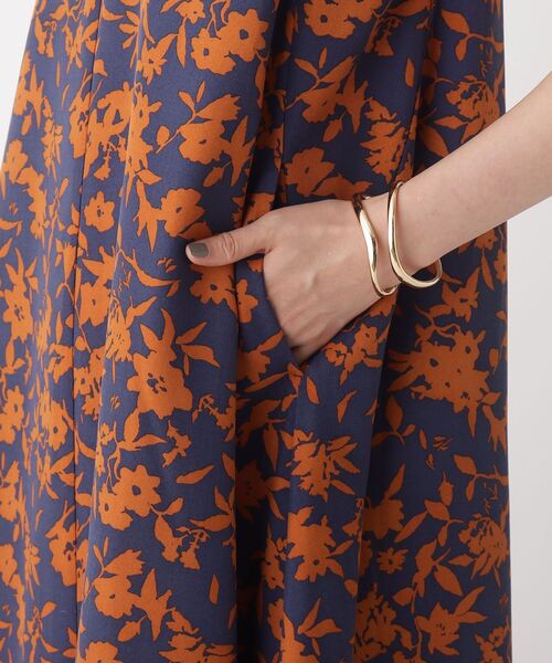 「OPAQUE.CLIP」 ノースリーブワンピース 38 オレンジ レディース_画像7