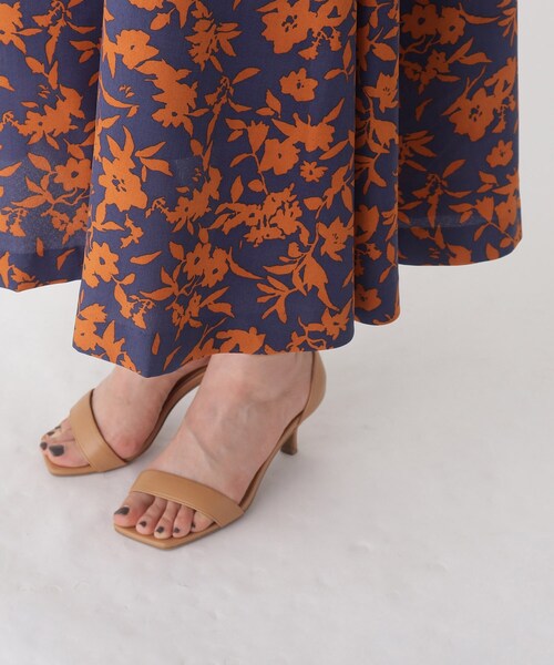 「OPAQUE.CLIP」 ノースリーブワンピース 38 オレンジ レディース_画像8