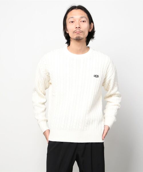 UGG アグ NIMBUS ホワイト スウェット UGG Australia（アグオーストラリア） 「UGG」 長袖ニット L ミント