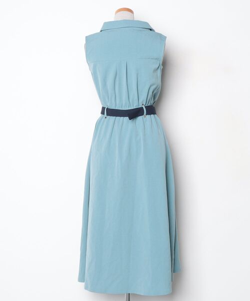「REDYAZEL」 シャツワンピース S ブルー レディース_画像2