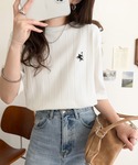 tシャツ 半袖 品よく、すっと、毎日に馴染む。...の詳細画像4