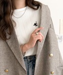 tシャツ 半袖 品よく、すっと、毎日に馴染む。...の詳細画像5