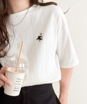 tシャツ 半袖 品よく、すっと、毎日に馴染む。...の詳細画像2