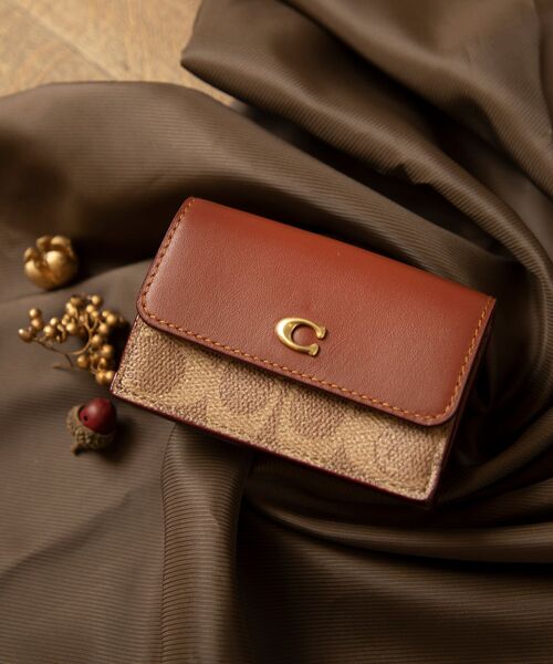 COACH（コーチ） 財布 ONE ブラウン系その他 レディース : ZOZOTOWN