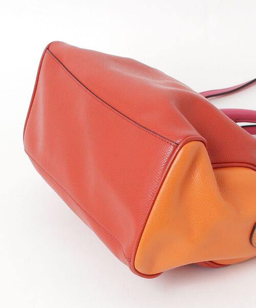 COACH（コーチ） ワンポイント2WAYバッグ - オレンジ レディース
