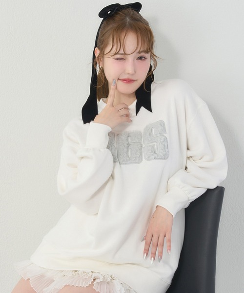 one after another NICE CLAUP トレーナー スウェット ロゴ入り