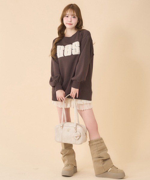 one after another NICE CLAUP トレーナー スウェット ロゴ入り