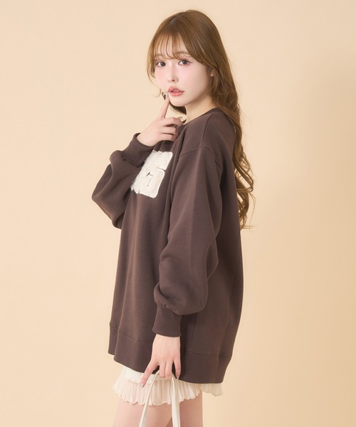 one after another NICE CLAUP トレーナー スウェット ロゴ入り