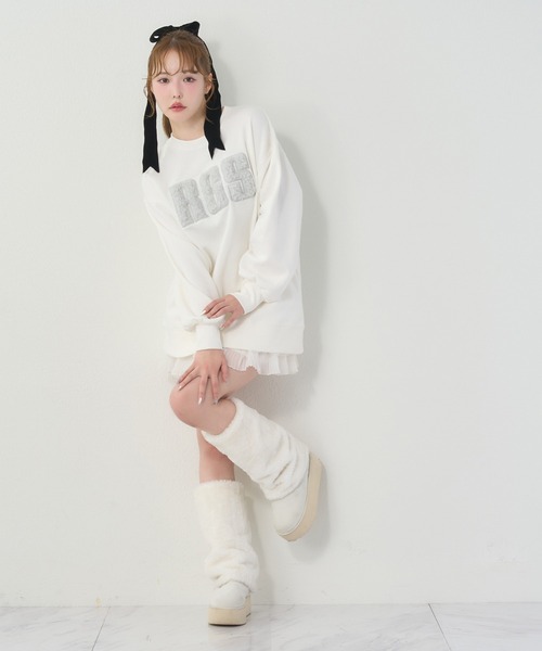 one after another NICE CLAUP トレーナー スウェット ロゴ入り