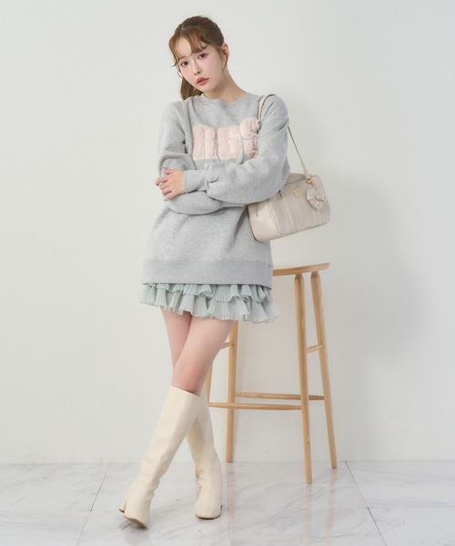 one after another NICE CLAUP トレーナー スウェット ロゴ入り