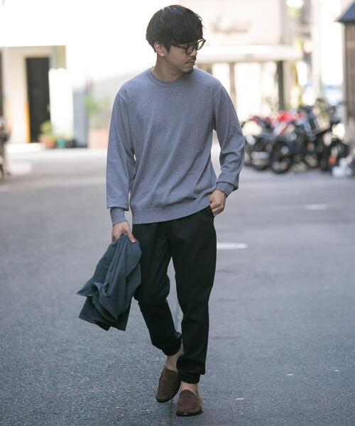 「URBAN RESEARCH ROSSO MEN」 長袖ニット LARGE グレー メンズ_画像6